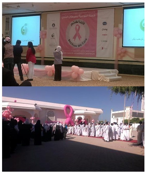 Nikai has contributed towards “Because we care “Breast Cancer Awareness in Ajman In 2015 , 2017